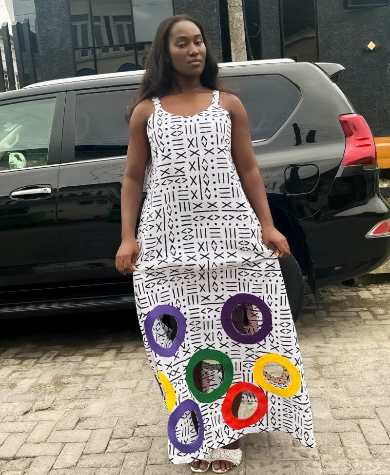 Circles Maxi Dress