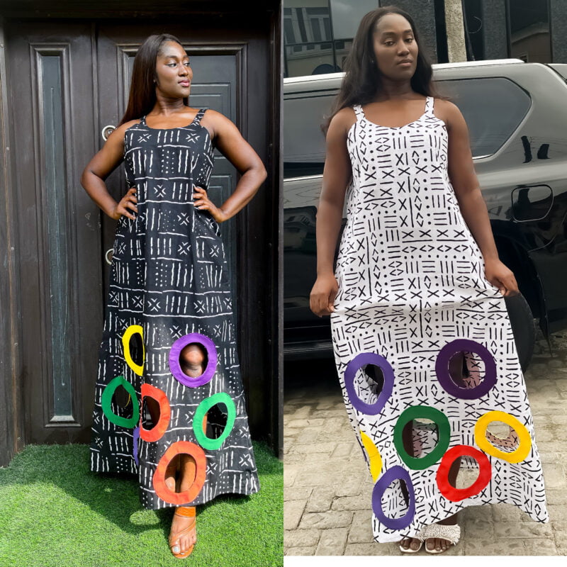 Circles Maxi Dress